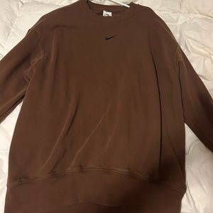 Brown Nike sweatshirt